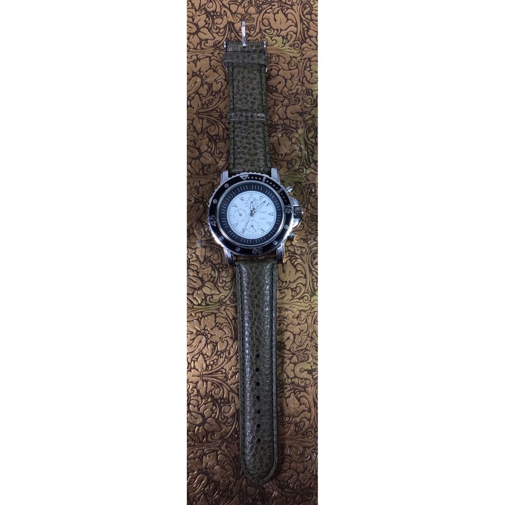 Bijourx Leather Terner K-10561 Wristwatch Steel Backcover NEEDS BATTERY